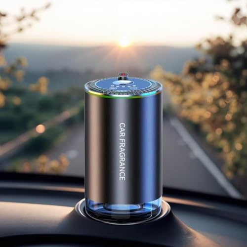 WeFly Smart Car Air Freshener, Car Air Freshener Diffuser with Starry Sky Projection and (perfume not include), Auto On/Off Intelligent, 3 Mode Adjustable Rechargeable Aroma Diffuser, Cologne - Image 1