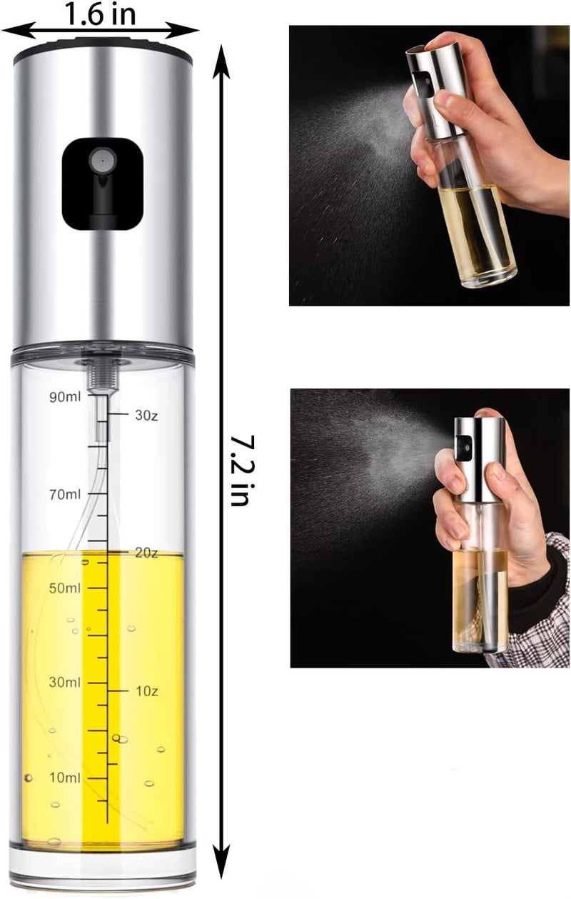 NIKKIER Oil Sprayer for Cooking,100ml Olive Oil Spritzer,Oil Sprayer for Air Fryer, Salad,BBQ,Roasting - Image 4
