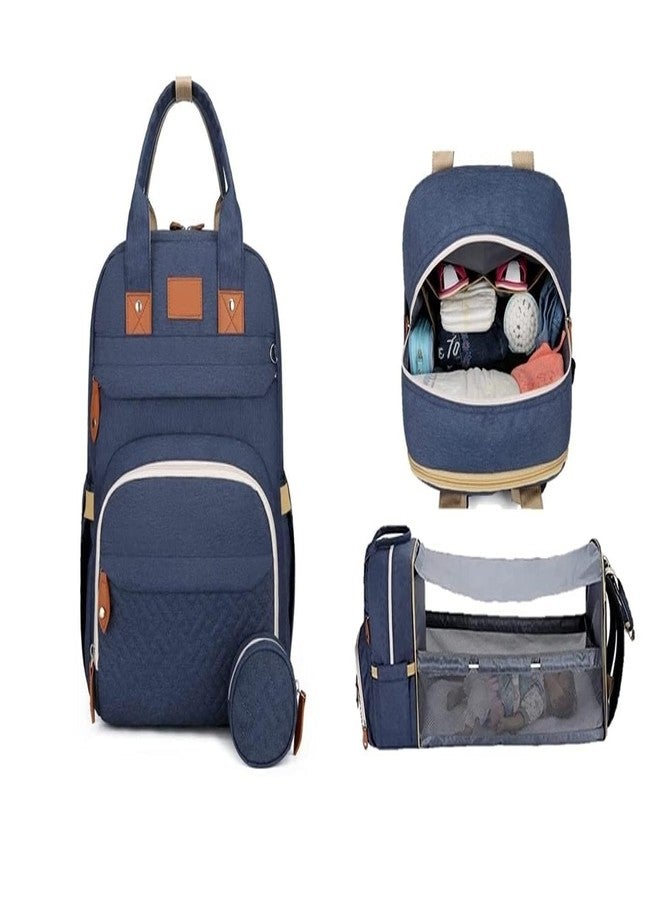TRUE HUMAN Multipurpose withDiaper Bag Backpack | Foldable Mummy Bag | bagpack with Bassinet, Folding Crib, Travel, Foldable 900D, Waterproof, Washable Crib, Infant Sleeper Nest - Image 2