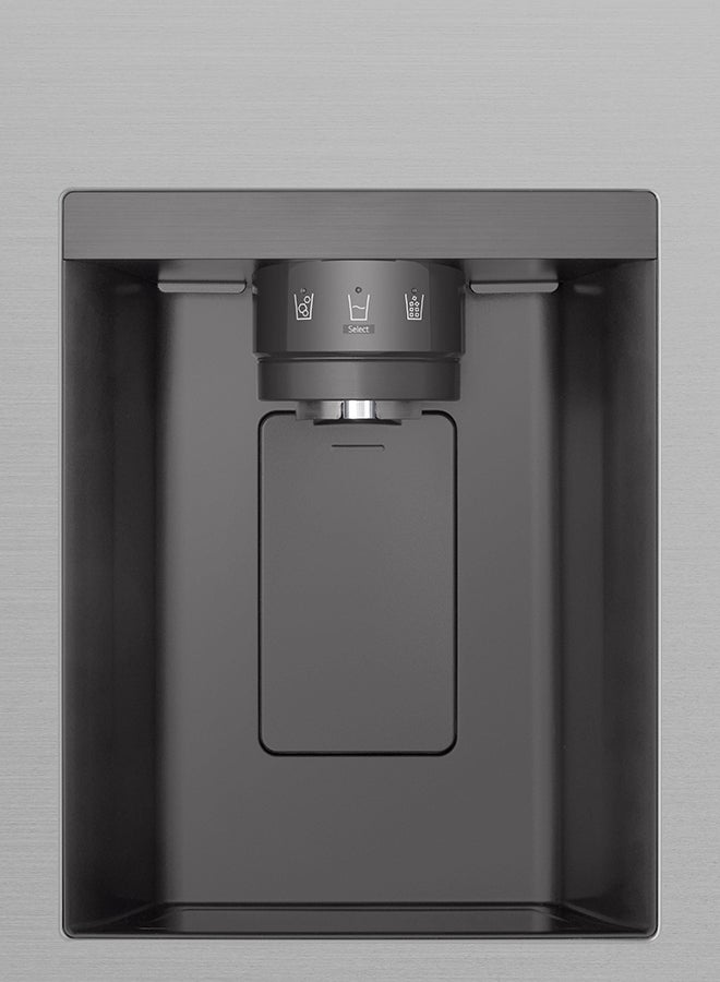 LG SBS Refrigerator 14.8 Cuft Freezer 7.3 Cu.ft Smart Inverter Ice Maker Prime Silver LS25NBLSIK Prime Silver - Image 4