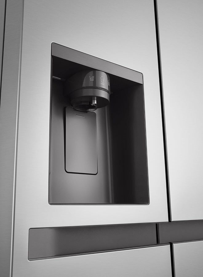 LG SBS Refrigerator 14.8 Cuft Freezer 7.3 Cu.ft Smart Inverter Ice Maker Prime Silver LS25NBLSIK Prime Silver - Image 5