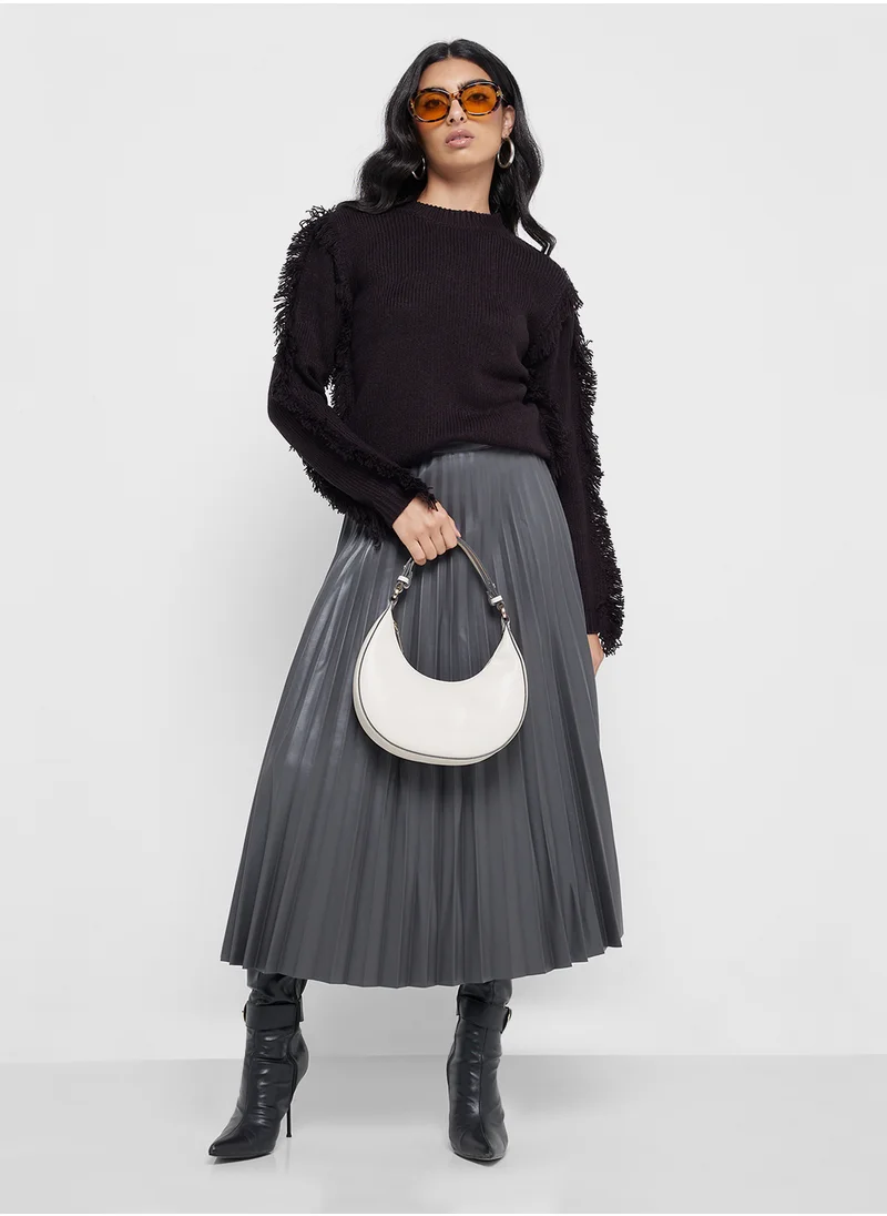 VERO MODA Pleated High Waist Skirt