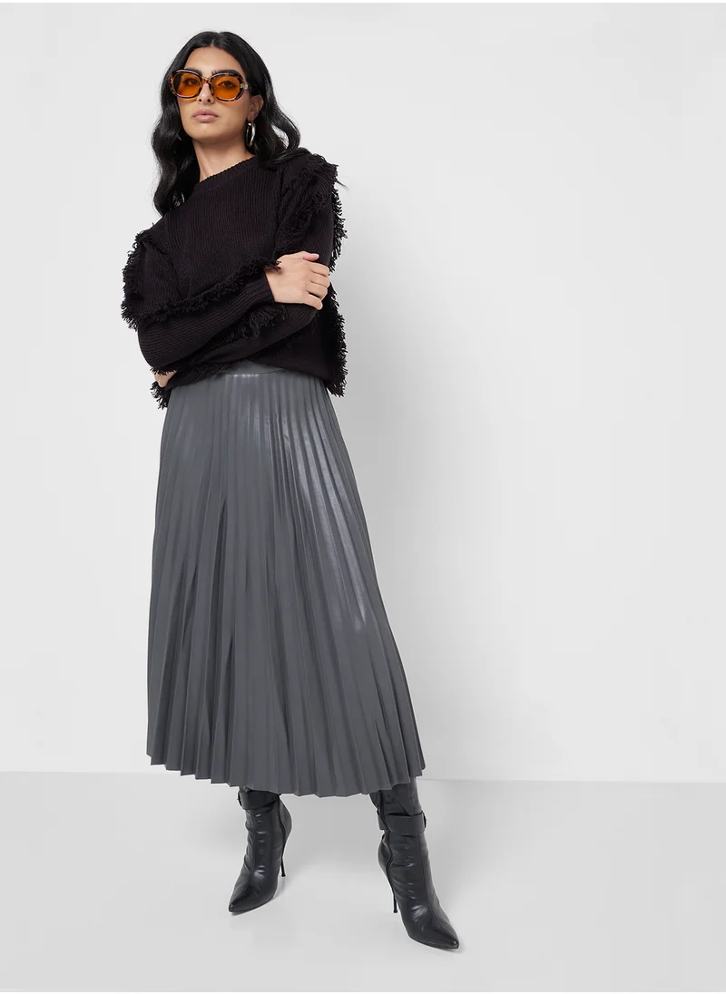 VERO MODA Pleated High Waist Skirt