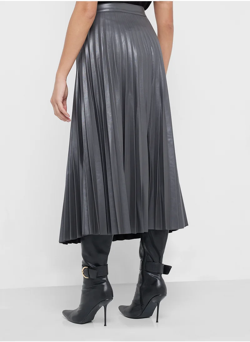 VERO MODA Pleated High Waist Skirt
