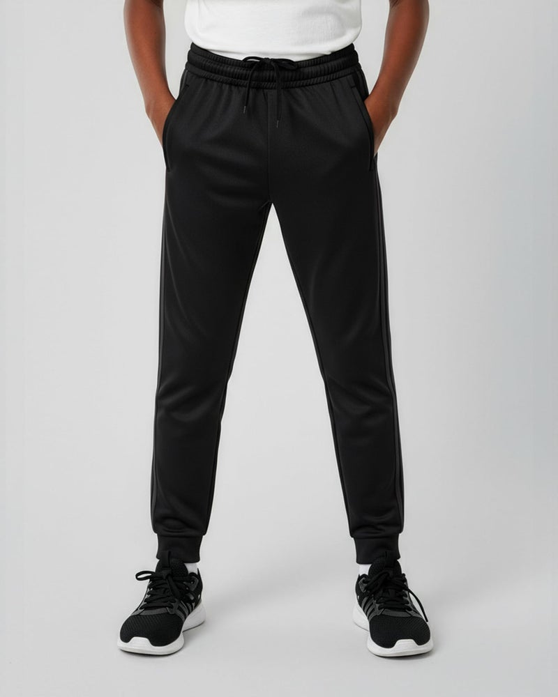 REALESSENTIALS Real Essentials 3 Pack: Boys Joggers with Pockets – Boys Sweatpants Athletic Jogger Pants for Kids,Set 1,L (14/16) - Image 2