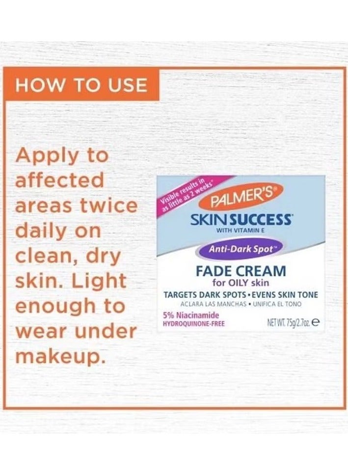 Palmer's Skin Success Anti-Dark Spot Fade Cream for Oily Skin 75 g - Image 2