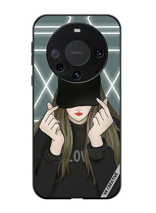 VR CREATIVE Protective Case Cover For Huawei Mate 60 Pro Plus She On Cap Design Multicolour - Image 1