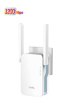 Cudy New AC1200 Mesh WiFi Extender, Up to 1200Mbps Dual Band WiFi Range Extender, WiFi Booster, 2.4GHz, 5GHz, Long Range, AP Mode, WPS, RE1200