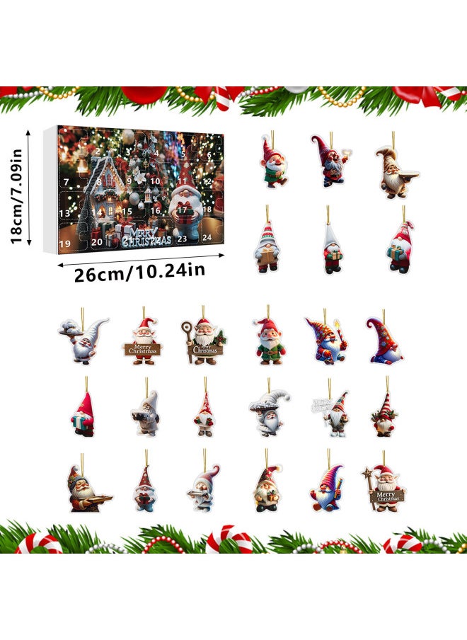 Cross Border Gnome Advent Calendar 2024 Gnome Advent Calendar-Color:Type D