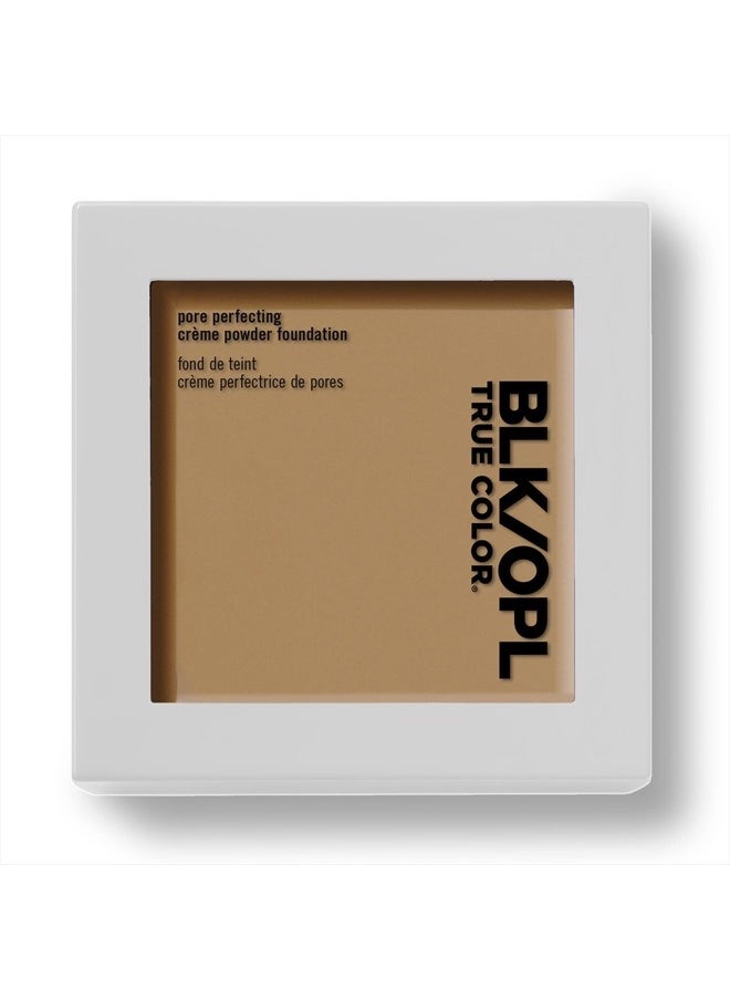 Black Opal BLK/OPL TRUE COLOR Pore Perfecting Powder Foundation SPF 15, Rich Caramel — enriched with Vitamins C & E, cruelty-free  - Image 1