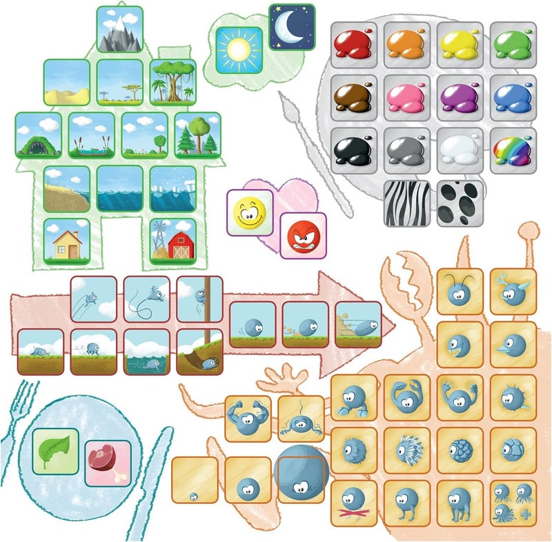 Asmodee Concept Kids Animals - Cooperative Animal Guessing Game for Children! Fun Family Board Game for Kids & Adults, Ages 4+, 2-12 Players, 20 Minute Playtime, Made by Repos Production - Image 2