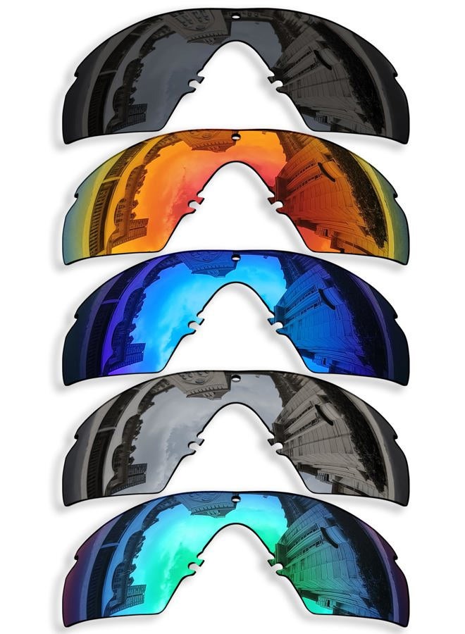 Betterun 5 Pieces Polarized Replacement Lenses for Oakley Si Ballistic M Frame 2.0 Sunglasses, Anti-Scratch and Impact Resistant - Image 1