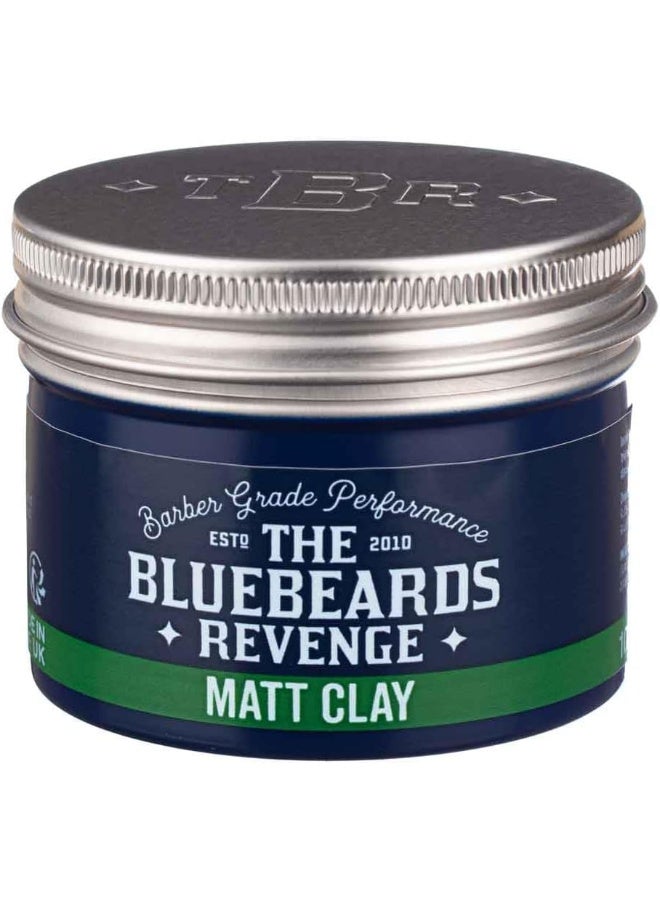 The Bluebeards Revenge Matt Clay, Medium Hold Low Shine Hair Clay For a Matte Finish Hairstyle With Added Texture 150ml - Image 1