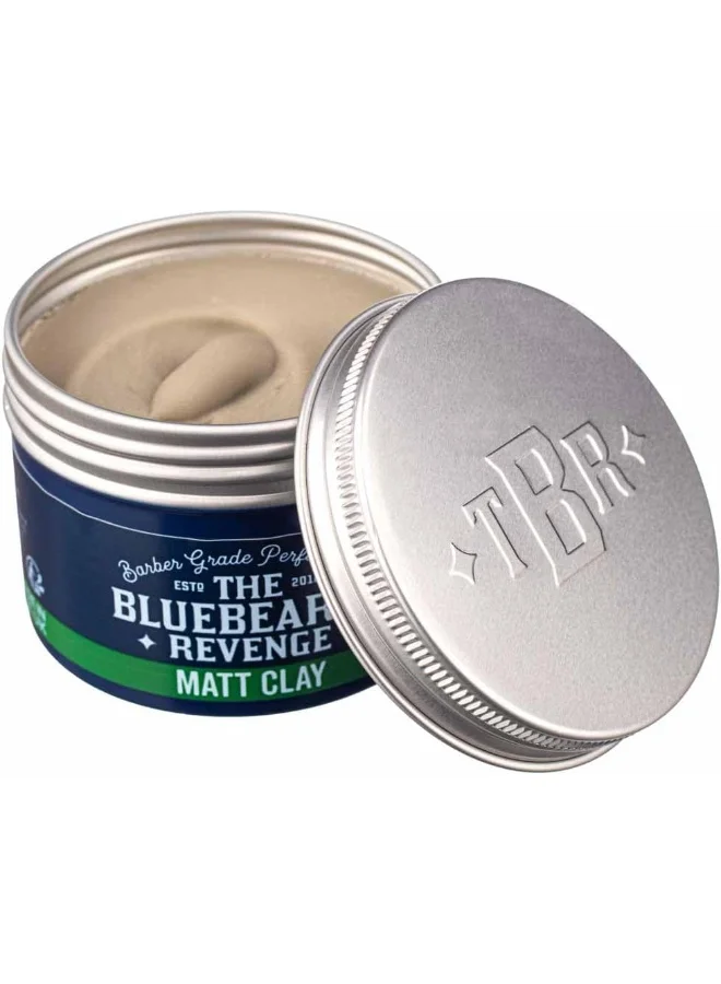 The Bluebeards Revenge The Bluebeards Revenge Matt Clay, Medium Hold Low Shine Hair Clay For a Matte Finish Hairstyle With Added Texture 150ml