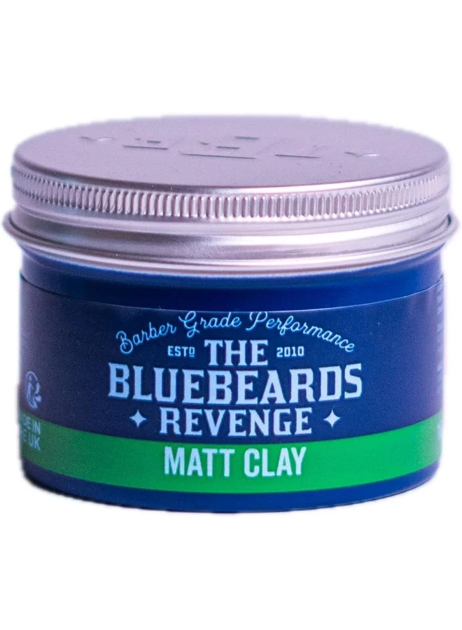 The Bluebeards Revenge The Bluebeards Revenge Matt Clay, Medium Hold Low Shine Hair Clay For a Matte Finish Hairstyle With Added Texture 150ml