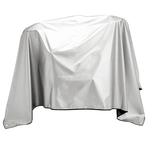DSWCKNVK Jumbo Machine Cover Breathable Tool CoversMachine Cover to Prevent Equipment RustWater Proof DustProof Tear Resistant Silver 5672Black - Image 1