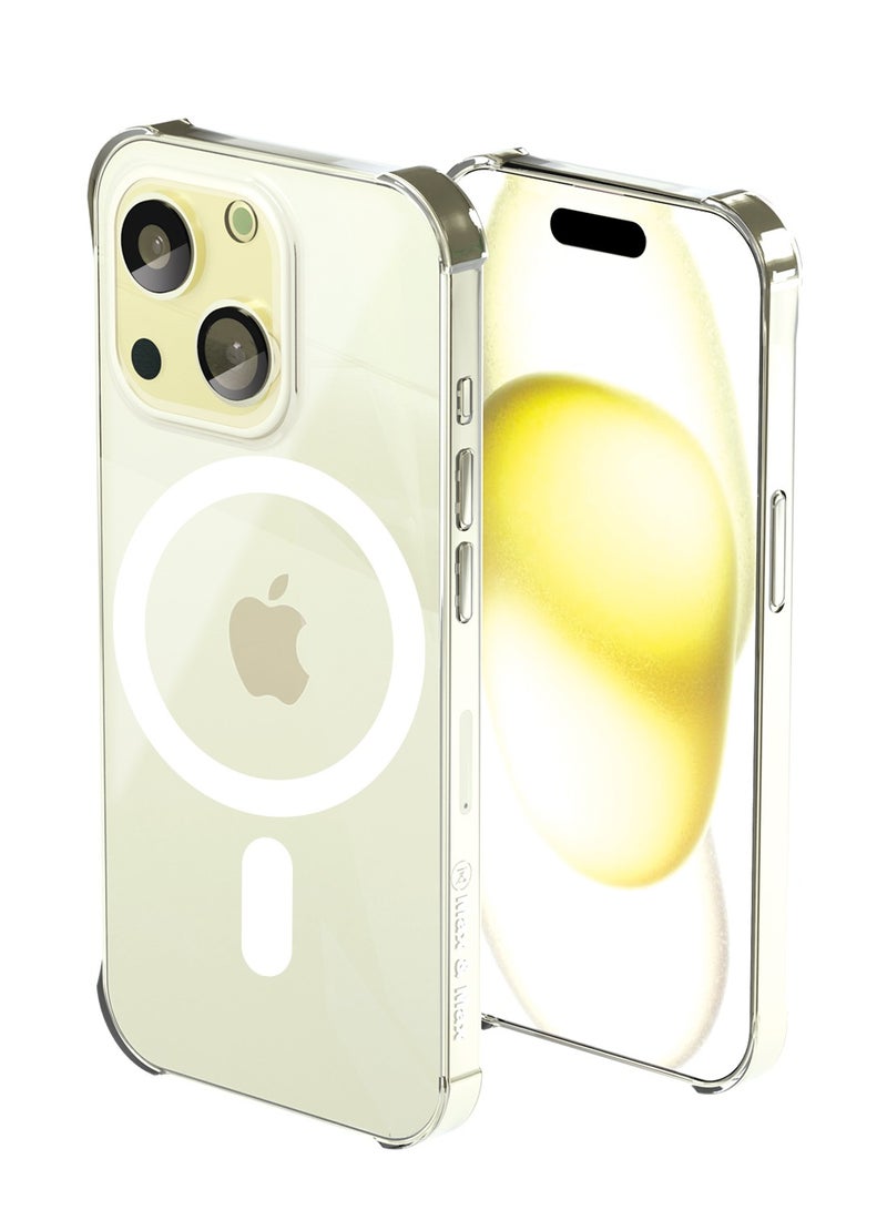 Max & Max iPhone 15 Plus MagSafe Case – Ultra Slim Magnetic Transparent Cover, Scratch-Resistant, Compatible with MagSafe Wireless Charging - Image 4