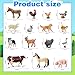 EOIVSH 15pcs Farm Animal Toys for 3 4 5 6 7 Years Old Toddlers Girls Boys Plastic Toy Farm Animal Figurines Playset with Cow Horse Dog Cat and etc Educational Learning Toys Birthday Easter Gifts - Image 3