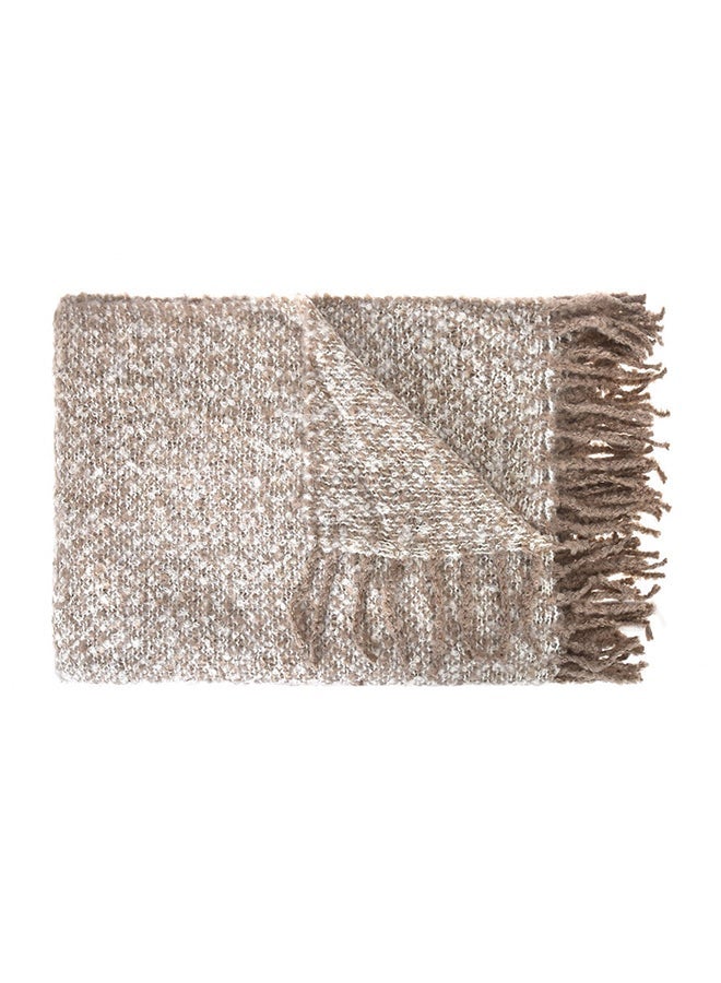 نيبمينينت Modern Simple Style Soft Warm Blanket Cotton Brown 130x170centimeter - Image 1