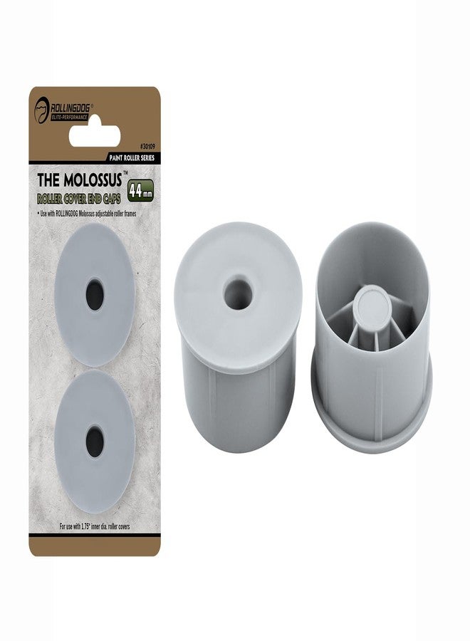 ROLLINGDOG Exclusive End Caps Refill for 18" Paint Roller Frame 1.75"(44mm) Core/Paint Roller Cover with Pin Hole Sized 10mm (Pack of 2) - Image 1