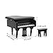 Cutemini Miniature Piano for Dollhouse Furniture Upright Grand Piano with Stool Instrument 1 12 Ornament Artificial House Scene Accessories Desktop Decoration - Image 4