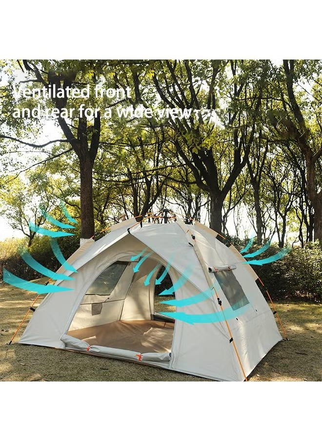 XiuWoo Double Camping Tent, Waterproof Breathable Removable Instant Tent,Quick Setup and Storage,Suitable for Beach/Camping/Family/Outdoor Family Tent, 200*150*135cm  - Image 2