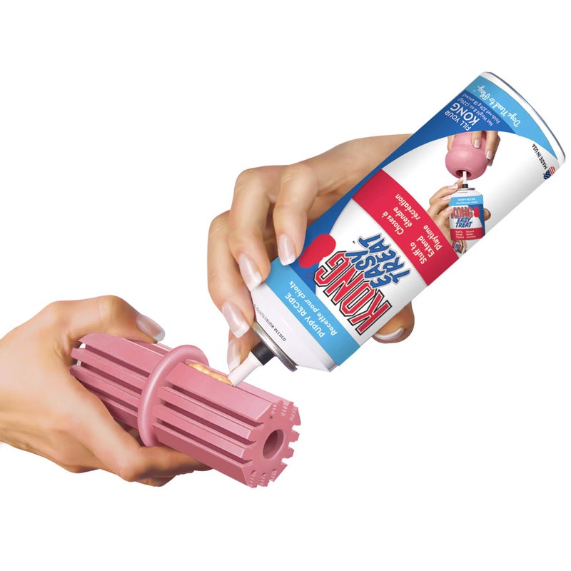 KONG Puppy Teething Stick - Soft Teething Stick for Growing Puppies - Teeth Cleaning Dog Toy - Chew Toy for Puppies with Ridges - for Snacks & Treats - for Small Puppies - Randomly Provided Color - Image 4