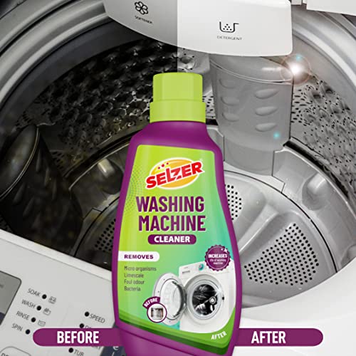 Selzer Washing Machine Cleaner & Descaling Powder, Descaler for top load and front load | Washing Machine Drum Cleaner & Tub Cleaner- 200 gm (Pack of 1) - Image 3