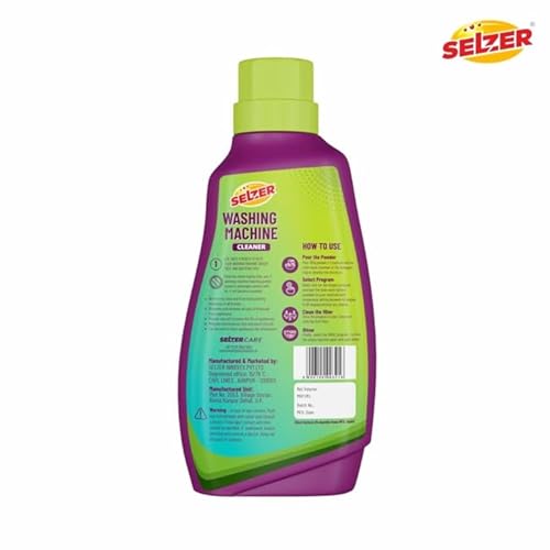 Selzer Washing Machine Cleaner & Descaling Powder, Descaler for top load and front load | Washing Machine Drum Cleaner & Tub Cleaner- 200 gm (Pack of 1) - Image 2