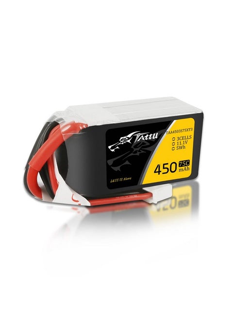 11.1V 3S 450Mah 75C Lipo Battery Pack With Xt30 Plug For Multirotor Fpv 90 To 150 Size