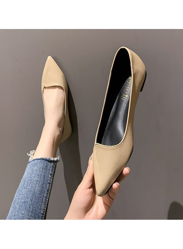 KUYING Flat Sole Single Shoe Women - Image 2