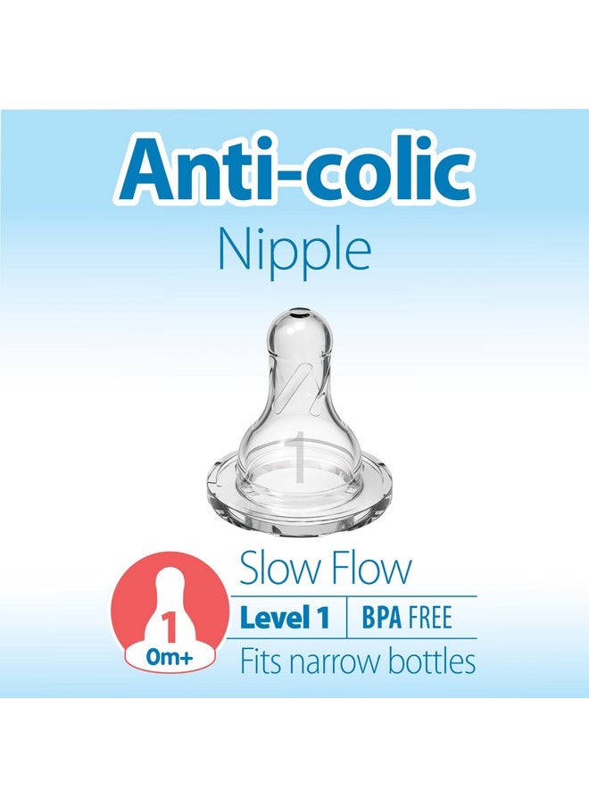 Dr. Brown's زجاجة الرضاعة الضيقة المضادة للمغص من Natural Flow، سعة 4 أونصات/120 مل، مع حلمة تدفق بطيء من المستوى 1، باللون الوردي، للأطفال من عمر 0 أشهر فما فوق، عبوة من 4 قطع  - Image 5