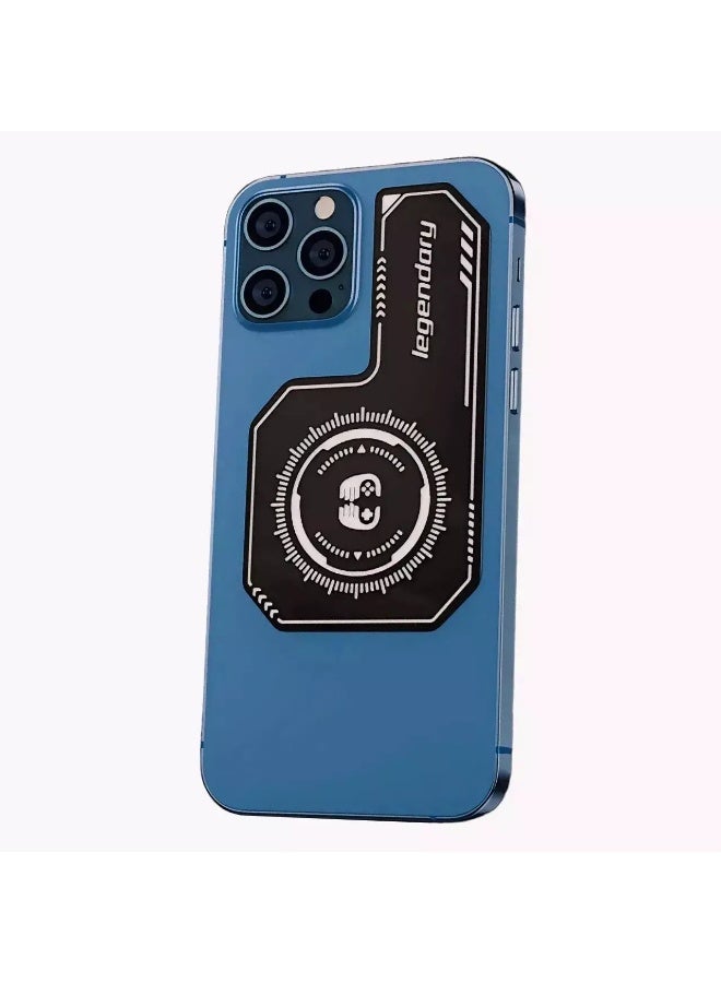 Phone Radiator Magnetic Suction Heat Dissipation Patch Pad For iPhone,Android - Universal Cell Phone Metal Cooler Pad Mobile Phone Accessories Radiator Plate Reusable - Image 3