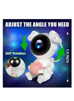 SUKILO Astronaut Galaxy Projector Night Light – Star & Nebula LED Lamp with Timer, Remote Control, 7 Colors, Moon Effect – Bedroom, Kids, Gaming Room Décor Gift (Spherical)  - Image 4