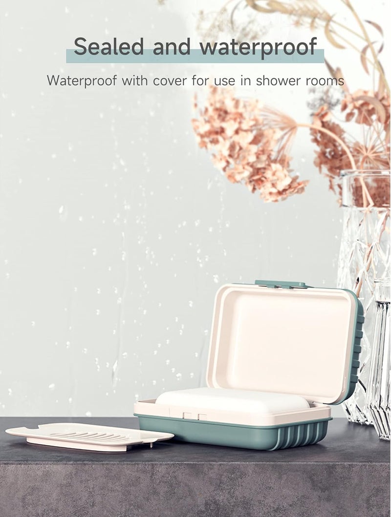 Doter Travel Soap Dish with Lid - Draining Soap Bar Holder- Portable Soap Case for Traveling, Camping, Outdoor, Gym, Bathroom,Travel Essentials - Image 4