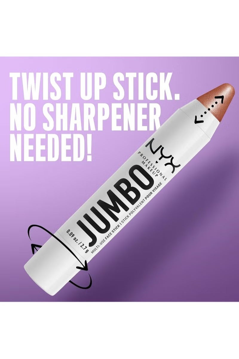 NYX PROFESSIONAL MAKEUP Jumbo Multi-Use Face Highlighter Stick - Coconut Cake - Image 3