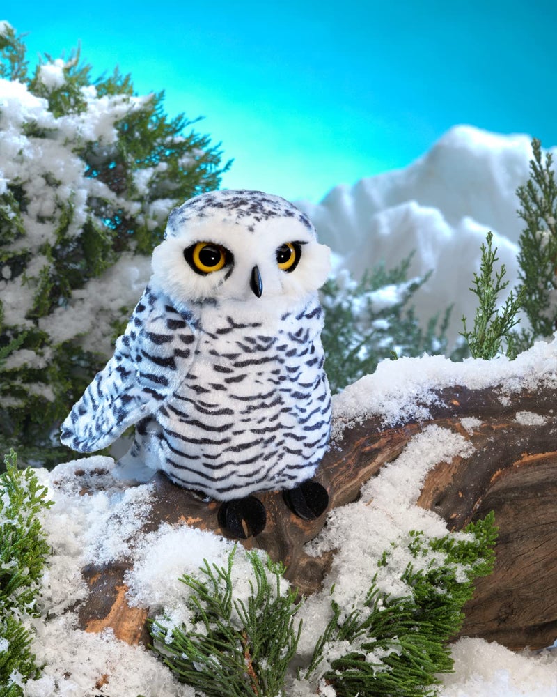 Folkmanis Small Snowy Owl Hand Puppet - Image 3