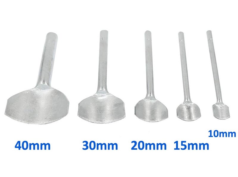 DGOL 5 Sizes Leather Arch Curve Cutter Craft Strap Belt DIY Arc Flatter Curve End Corner Plated Cutting Punch Tool Kit - Image 2