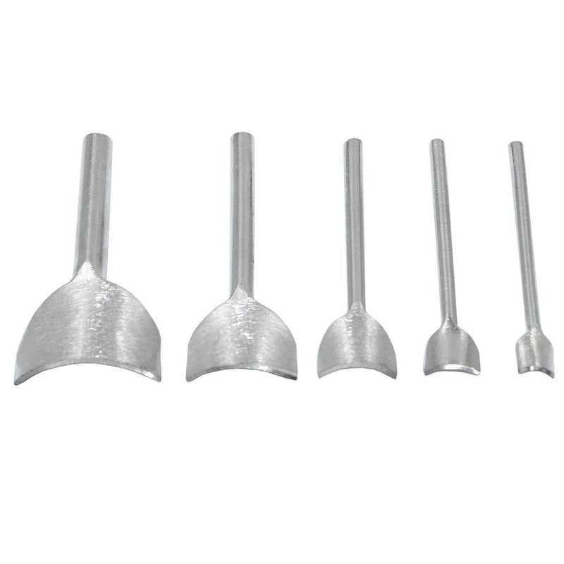 DGOL 5 Sizes Leather Arch Curve Cutter Craft Strap Belt DIY Arc Flatter Curve End Corner Plated Cutting Punch Tool Kit - Image 1