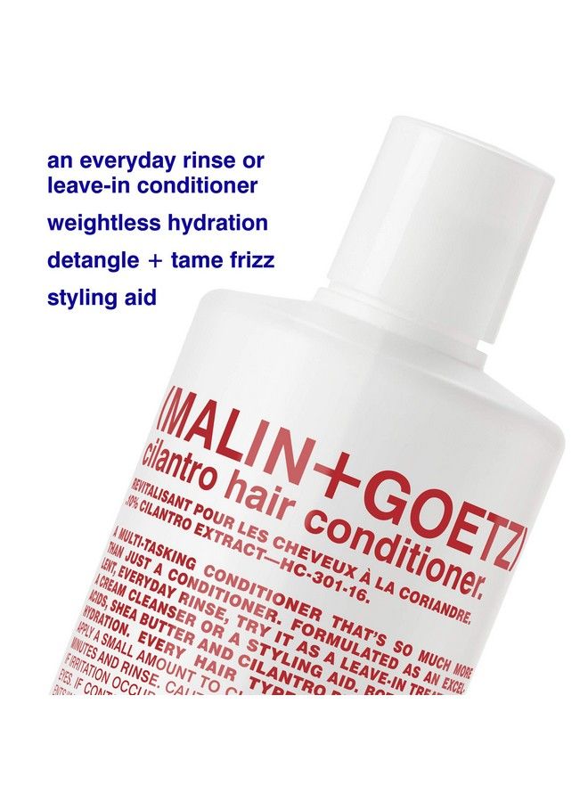 MALIN + GOETZ Cilantro Conditioner 16 Fl Oz Men & Women Residuefree Scalp Treatment Vegan & Crueltyfree Tames Frizz For All Hair Types Conditions Detangles Balances Ph & Hydrates - Image 3