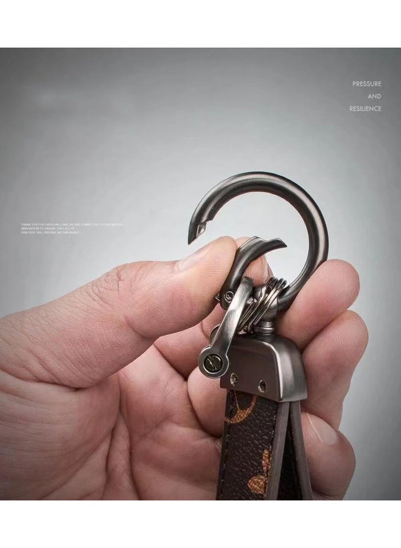 Car Keychain Key Fob Keychain Key Chain Holder, 360 Degree Rotatable - Image 3