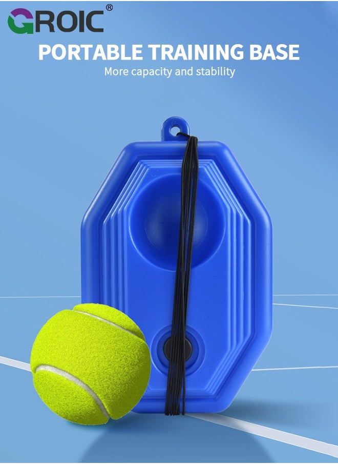 GROIC Tennis Rackets with Tennis Trainer Set, Recreational Adult Tennis Rackets Beginner Tennis Racket with 1 Tennis Trainer String Balls Elastic and a Portable Mesh Bag  - Image 5