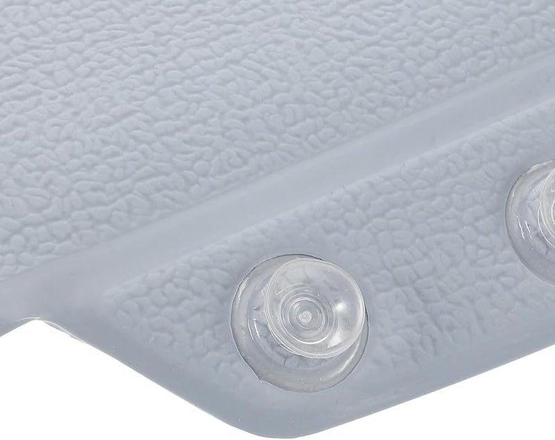 Ergonomic Bathtub Pillow with Strong Suction Cups Neck Head Support Comfortable PVC Foam Light Blue - Image 3