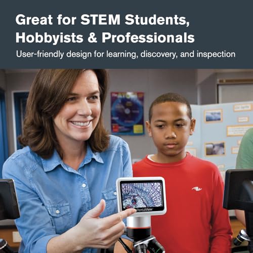 Celestron PentaView LCD Digital Microscope 43 Screen 5MP Camera 40x2400x Magnification Rotating Head SD Card Included TV Output Ideal for Slides Labs Classrooms Biology Education - Image 3