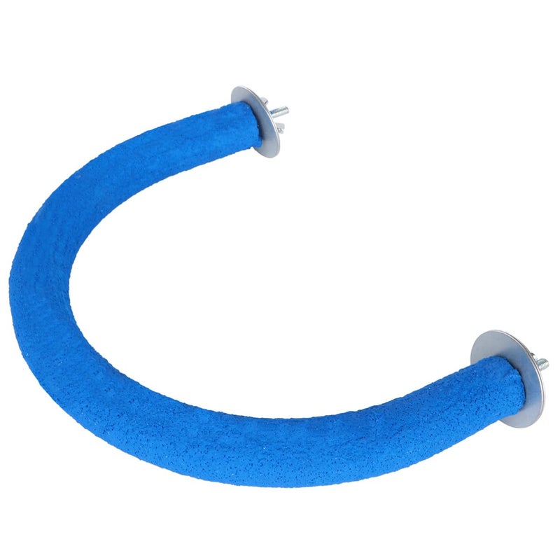 U Shaped Bird Climbing Stand Blue Color Easy Install Pet Training Activity For Parrots - Image 2