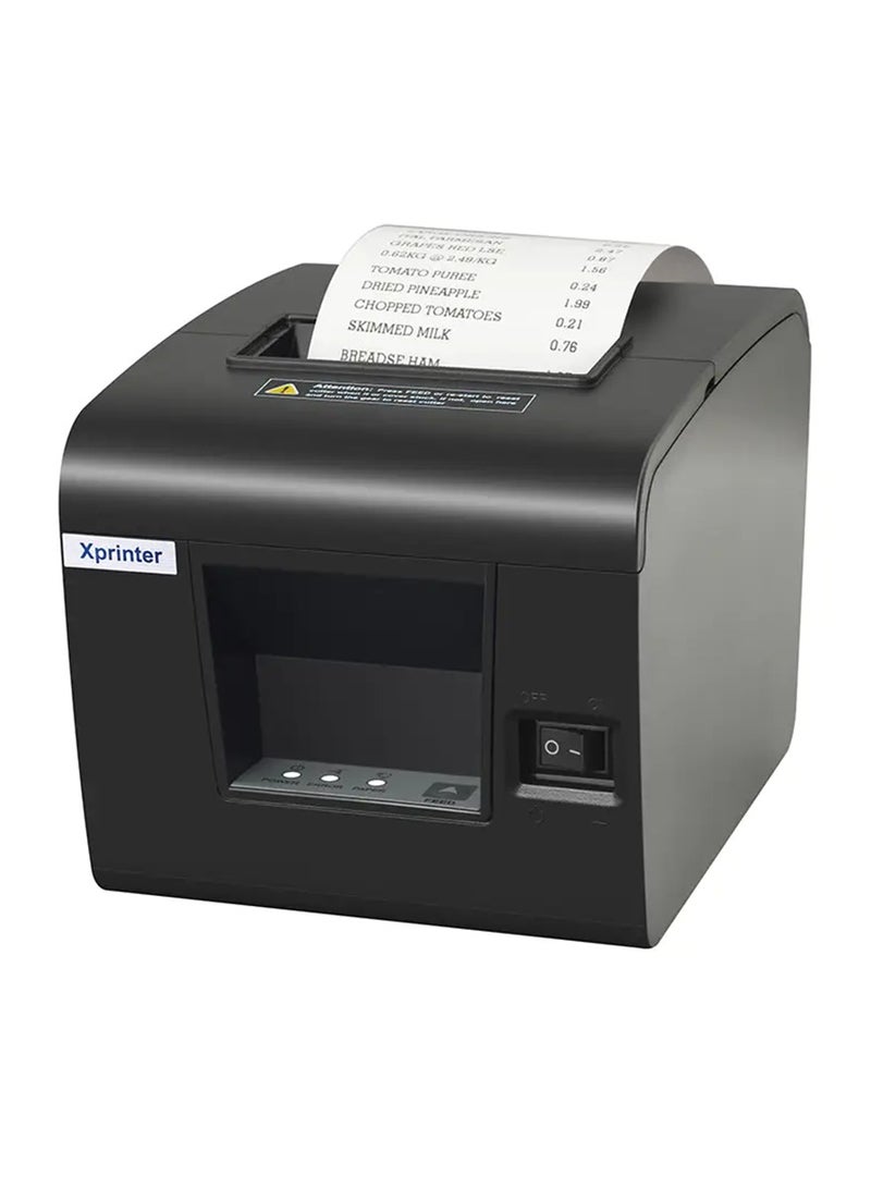 Xprinter XP-S300N LAN+USB Receipt Printer, Black