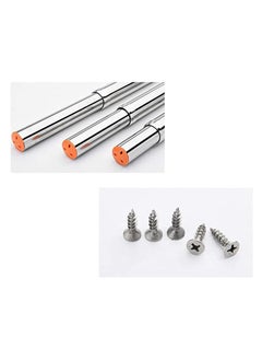 Arabest Telescopic Closet Pole 48-80 cm Stainless Steel Thickened Adjustable Wardrobe Hanging Rod for Home  - Image 5