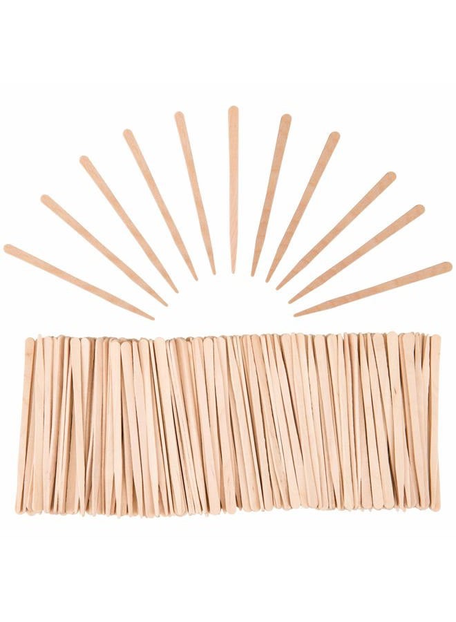 Hedume 2000 قطعة من أعواد الشمع، ملعقات خشبية لتطبيق الحرف، ملعقات شمع صغيرة لإزالة الشعر للحواجب والجسم - Image 1