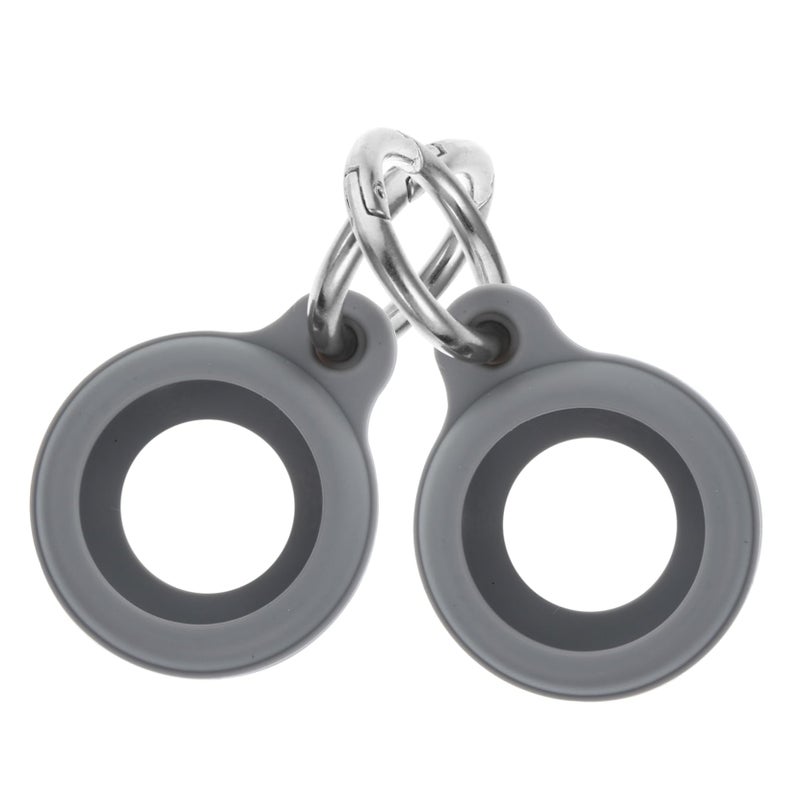 2Pcs Silicone Protective Case Cover For AirTag Tracker Discreet Holder Portable Locator Sleeve - Image 2