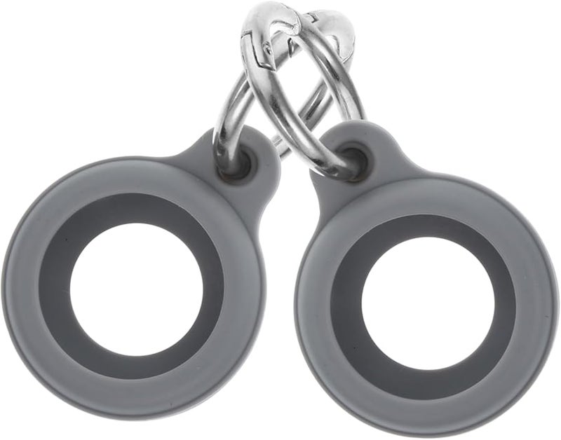 2Pcs Silicone Protective Case Cover For AirTag Tracker Discreet Holder Portable Locator Sleeve - Image 1